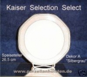 Kaiser Selection Select Speiseteller A silbergrau