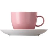 Thomas Sunny Day Light Pink Kaffeetasse mit Untertasse